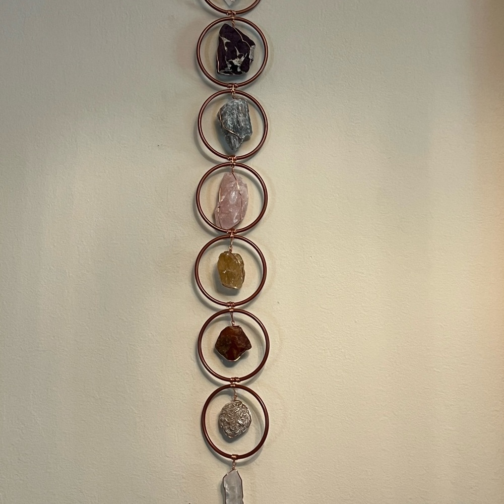 Highest Self Seven Chakra Gemstone Hanging by Fierce Forward
